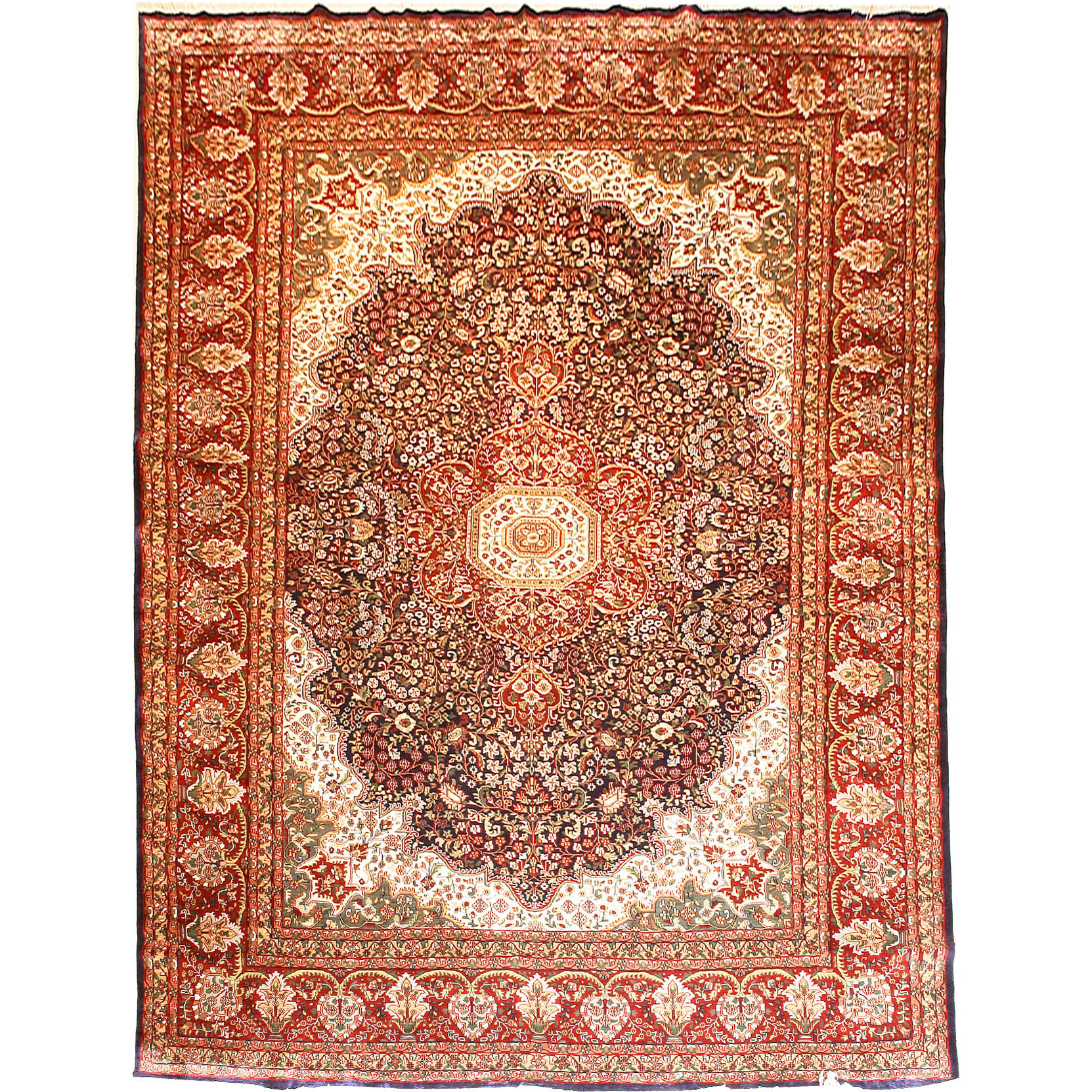 Classic Rugs :: Kashmir silk 375X280cm Oriental Silk Rug - Persian Art